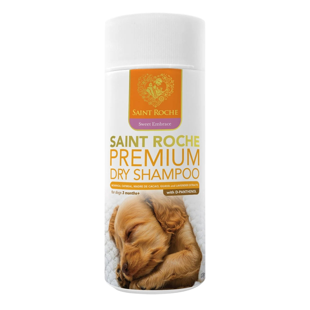 Saint Roche Premium Sweet Embrace Scent Dry Dog Shampoo 128g
