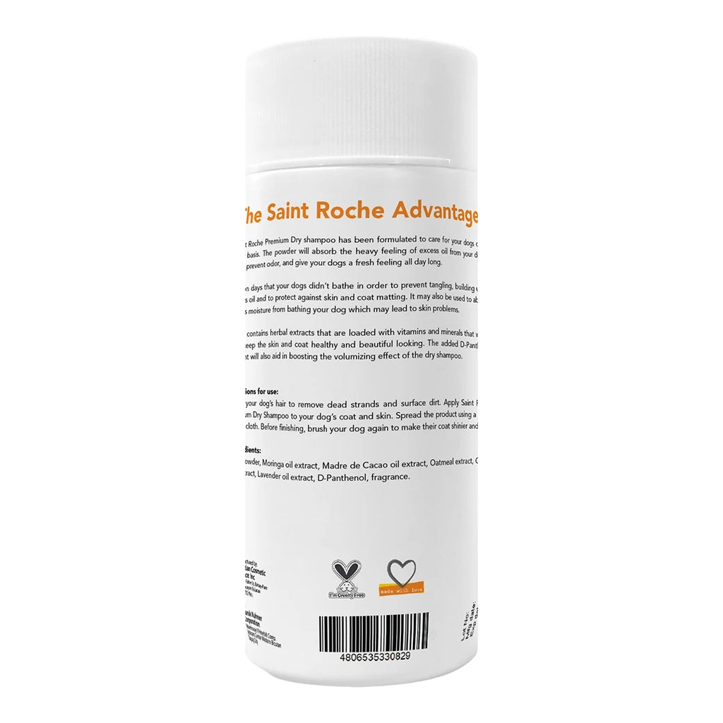 Saint Roche Premium Sweet Embrace Scent Dry Dog Shampoo 128g
