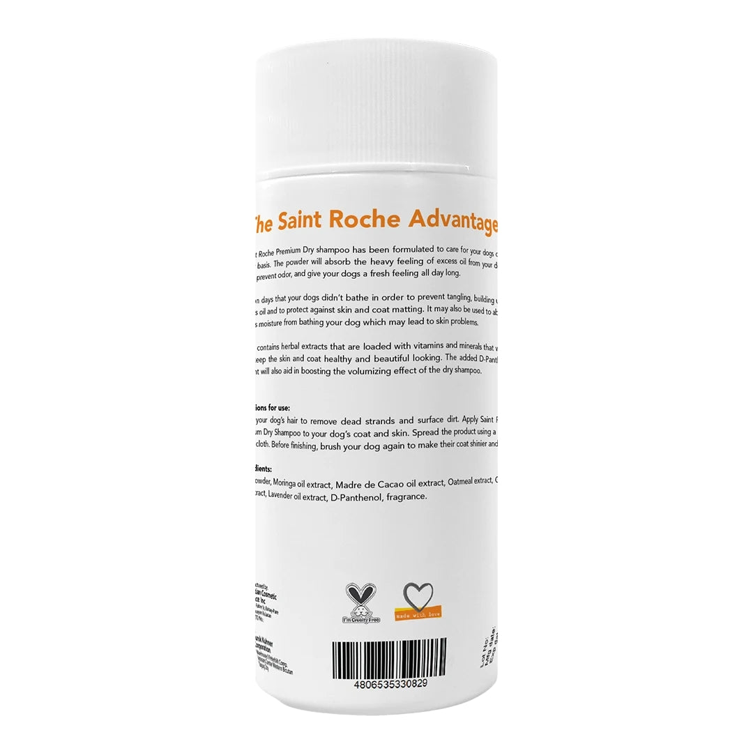 Saint Roche Premium Sweet Embrace Scent Dry Dog Shampoo 128g