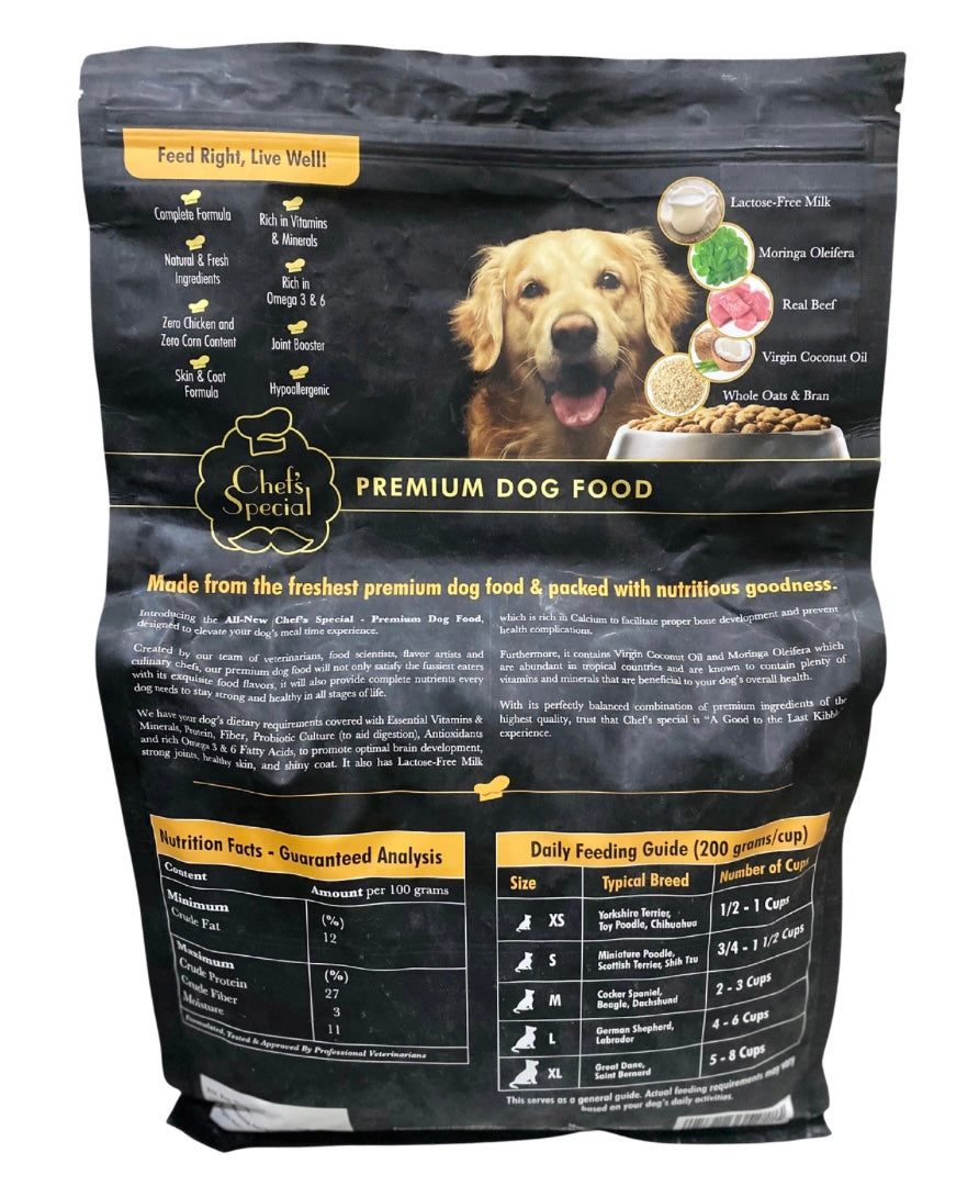 Chef’s Special Tomahawk Steak Adult Dry Dog Food 5kg Premium All Breed Kibble