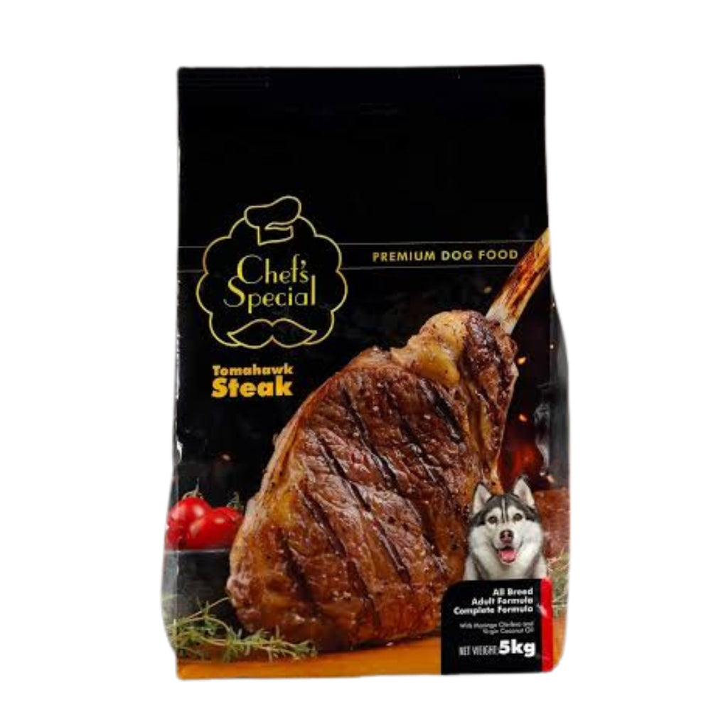 Chef’s Special Tomahawk Steak Adult Dry Dog Food 5kg Premium All Breed Kibble